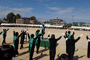 応援刺繍腕章・運動会・応援団腕章